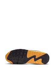 Jaune/noir - Nike Air Max 90 Trainers - Image 9 of 13