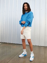 Nike White/Blue Air Max 90 Trainers - Image 15 of 15
