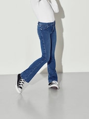 ONLY KIDS Flare Leg Jeans With Adjustable Waist - Image 1 of 5