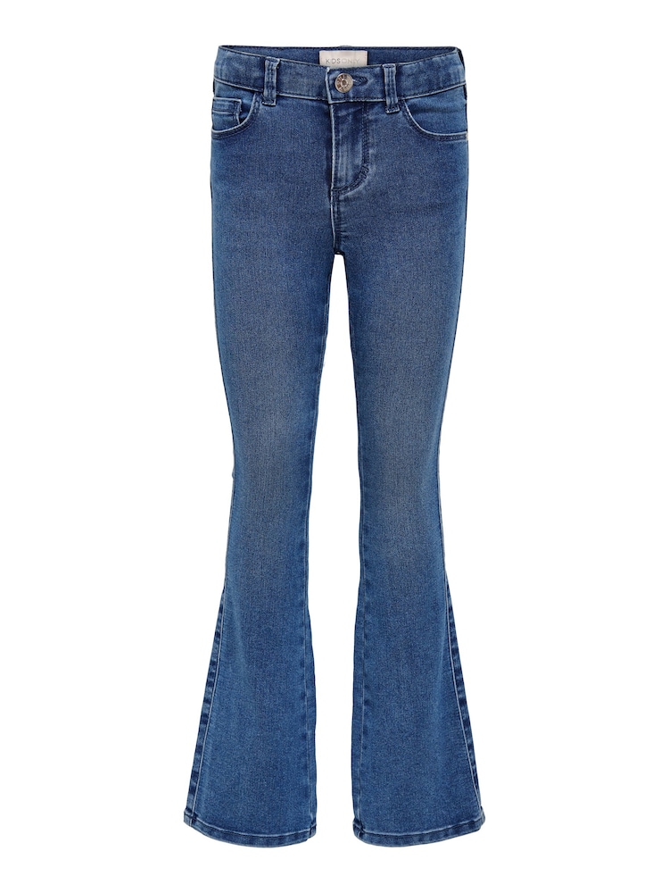 ONLY KIDS Flare Leg Jeans With Adjustable Waist - Image 3 of 5