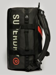 Superdry Black Tarp Barrel Bag - Image 4 of 6