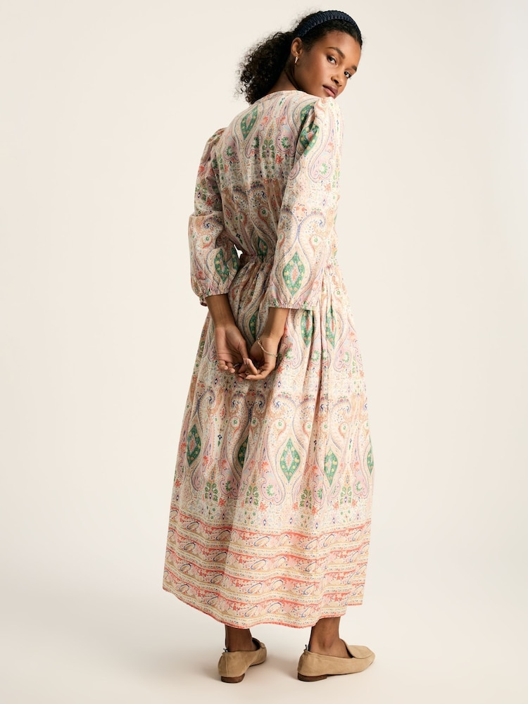 Joules Anais Multi Paisley Printed Maxi Dress - Image 2 of 7