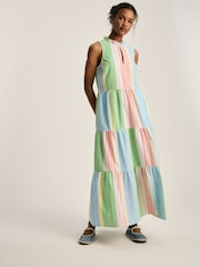Joules Dolcie Multi Seersucker Maxi Sundress - Image 1 of 6