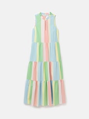 Joules Dolcie Multi Seersucker Maxi Sundress - Image 6 of 6