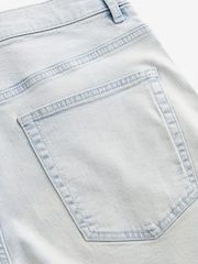 Bleach Stretch Denim Shorts - Image 8 of 10