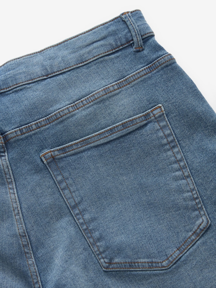Blau - Denim-Shorts mit Stretchanteil - Bild 8 von 8