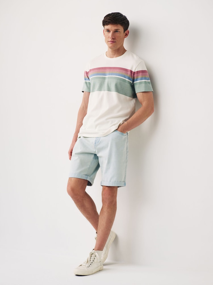 Bleach Stretch Denim Shorts - Image 2 of 8
