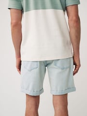 Bleach Stretch Denim Shorts - Image 3 of 8