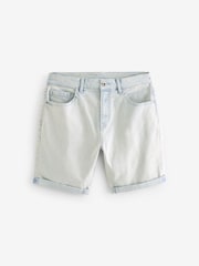 Bleach Stretch Denim Shorts - Image 4 of 8
