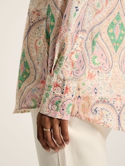 Joules Amilla Multi 100% Linen Shirt - Image 7 of 10