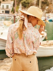 Joules Amilla Multi 100% Linen Shirt - Image 9 of 10