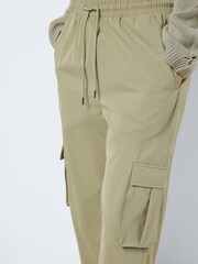 NOISY MAY Green High Waisted Utility Cargo Trousers - Image 5 of 5