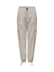 ONLY Cream Cargo Trousers - Image 6 of 7