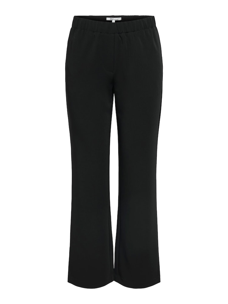 ONLY Black Stretch High Waist Straight Leg Trousers - Image 5 of 5 ONLY Black Stretch High Waist Straight Leg Trousers - Image 5 of 5