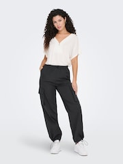 ONLY Grey Cargo Trousers - Image 4 of 7