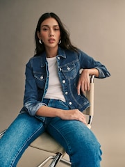 ONLY Blue Denim Jacket - Image 3 of 9