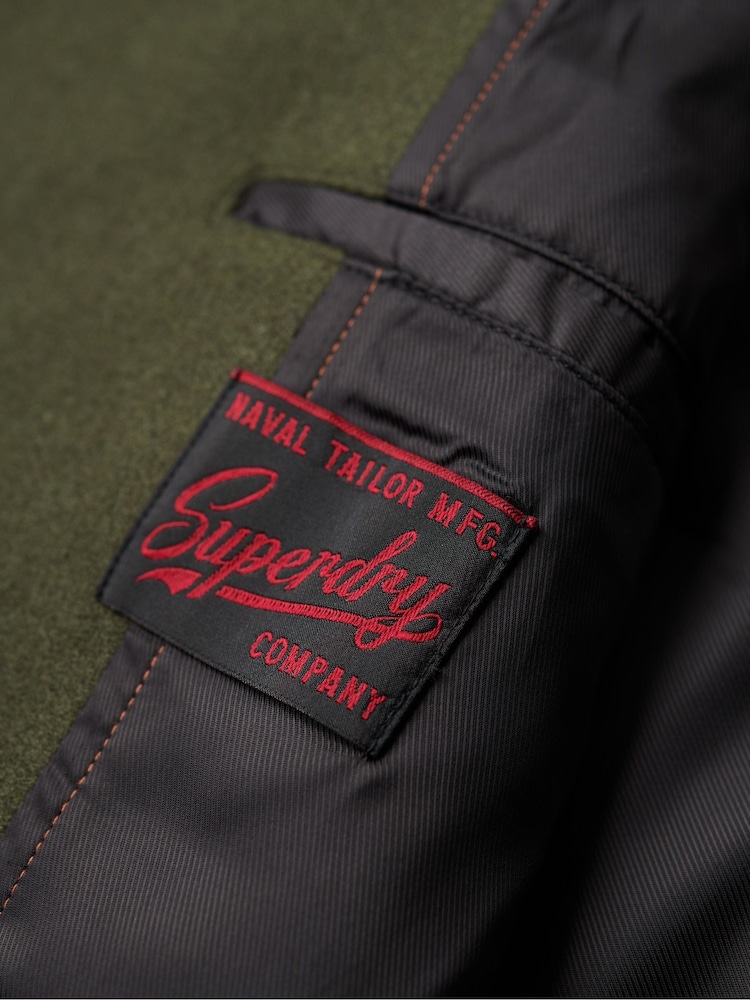 kabát Superdry The Merchant Store z vlny - Image 4 of 7