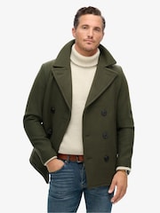 kabát Superdry The Merchant Store z vlny - Image 7 of 7