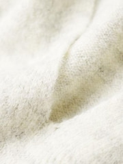 Superdry Grey V-Neck Knit Jumper Dress - Image 5 of 6