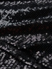 Superdry Black Sequin Cami Mini Dress - Image 9 of 12