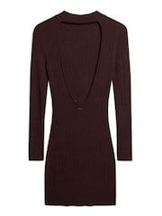 Superdry Red Backless Bodycon Mini Dress - Image 5 of 6