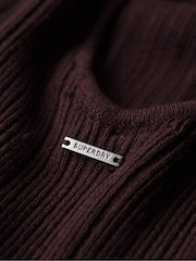 Superdry Red Backless Bodycon Mini Dress - Image 6 of 6