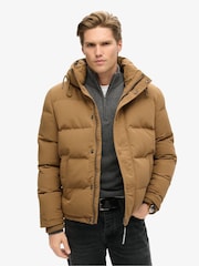 rjava - Superdry puhovka s kapuco Superdry Everest - Slika 4 iz 7