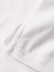 Superdry White Studios Long Sleeve Jersey 100% Cotton Polo Shirt - Image 6 of 6