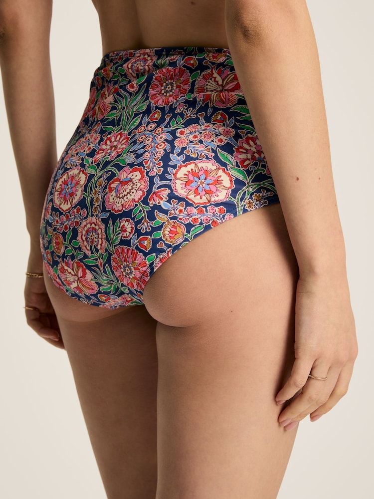 Joules Jasmine Pink & Navy Tankini Bottoms - Image 2 of 5