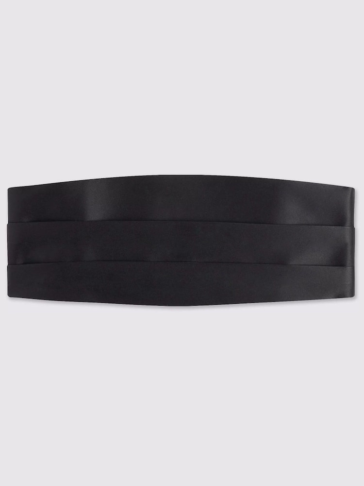 MOSS Black Cummerbund Tie - Image 1 of 1