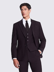 DKNY Burgundy Red Slim Fit Suit - Jacket - Image 1 of 7