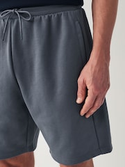 Navy Blue Slim Fit Zip Pocket Jersey Shorts - Image 4 of 9