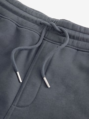 Navy Blue Slim Fit Zip Pocket Jersey Shorts - Image 7 of 9
