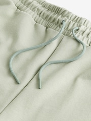 Green Straight Fit Zip Pocket Jersey Shorts - Image 7 of 8