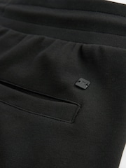 Black Slim Fit Zip Pocket Jersey Shorts - Image 4 of 8