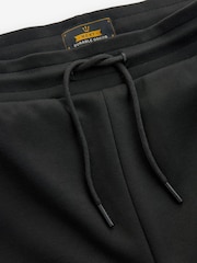 Black Slim Fit Zip Pocket Jersey Shorts - Image 6 of 8