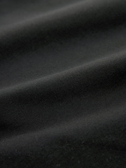 Black Slim Fit Zip Pocket Jersey Shorts - Image 7 of 8