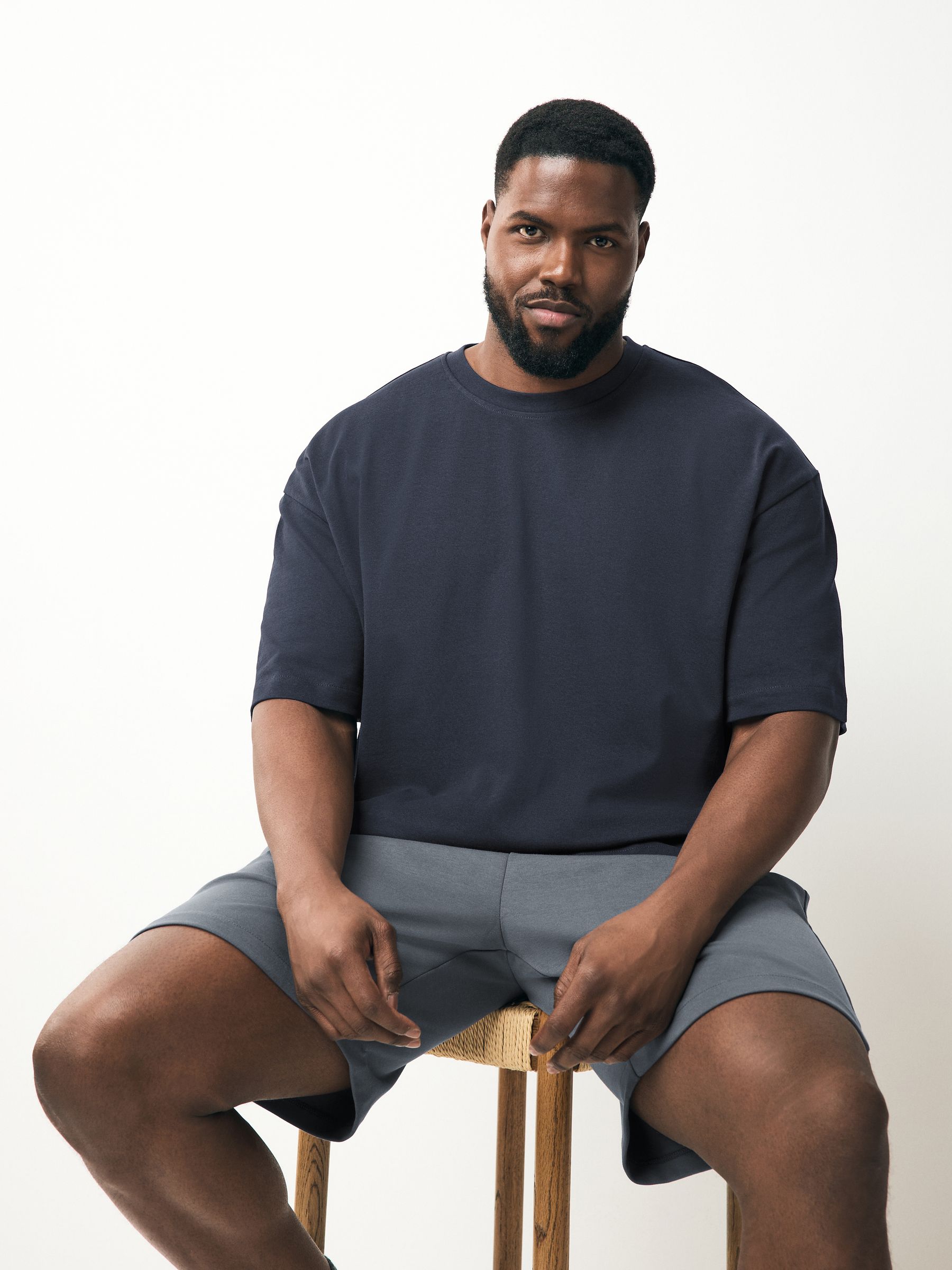 Buy Blue Straight Fit Zip Pocket Jersey Shorts from Next USA