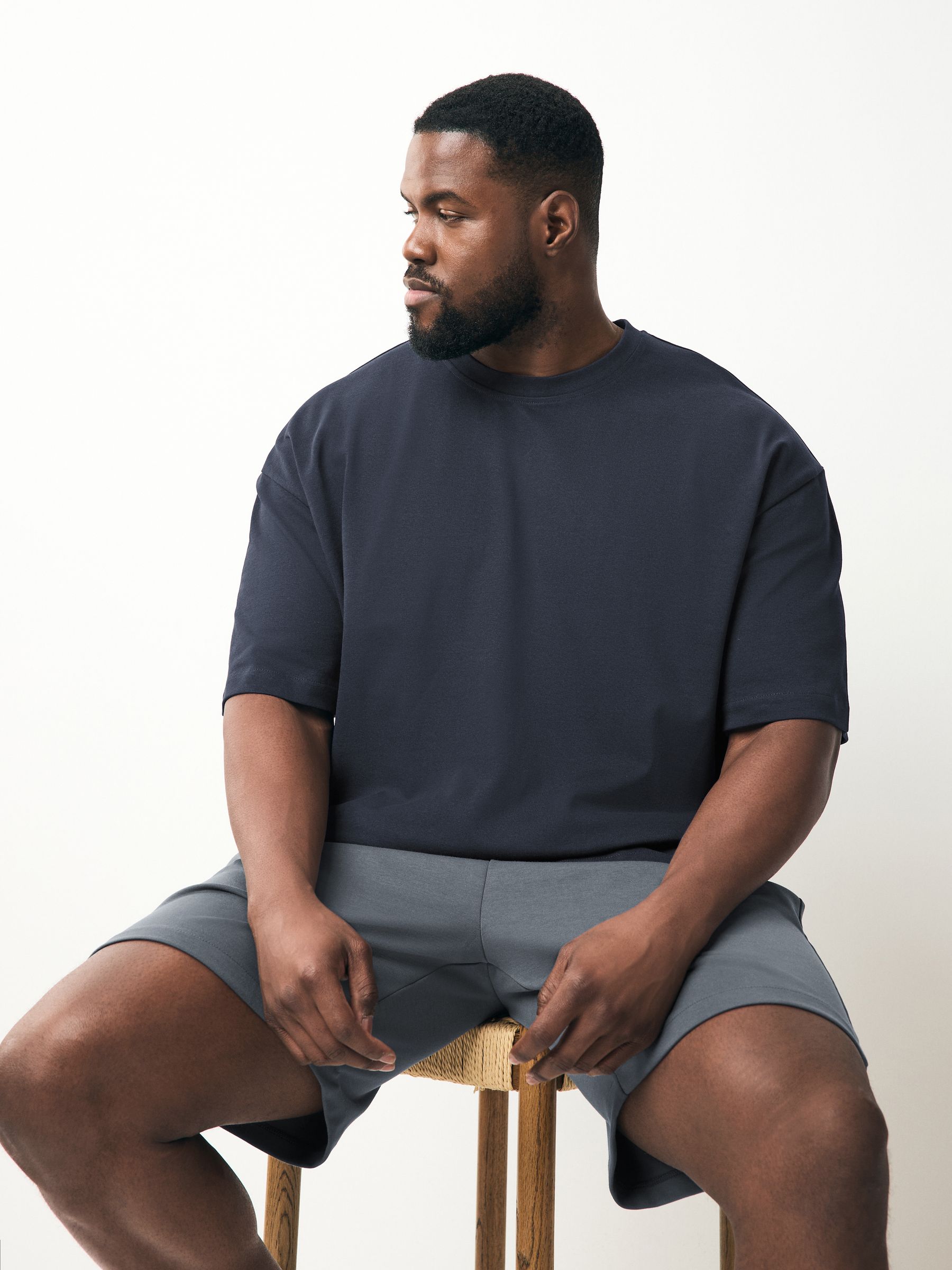 Buy Blue Straight Fit Zip Pocket Jersey Shorts from Next USA