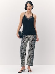 VERO MODA Black Lace Sleeveless Vest Top - Image 3 of 8