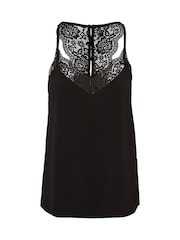 VERO MODA Black Lace Sleeveless Vest Top - Image 7 of 8