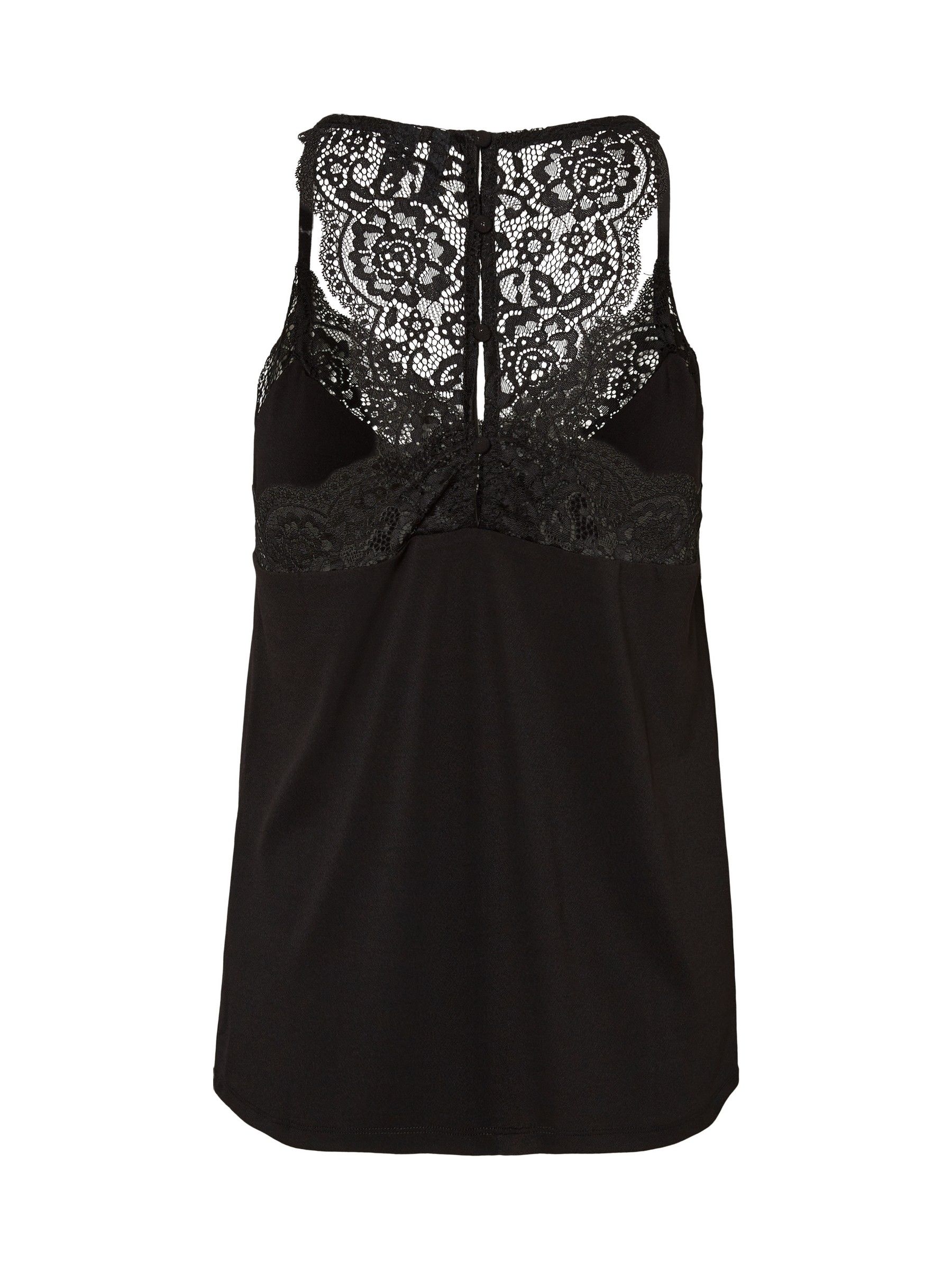 Buy VERO MODA Black Lace Sleeveless Vest Top from the Next UK