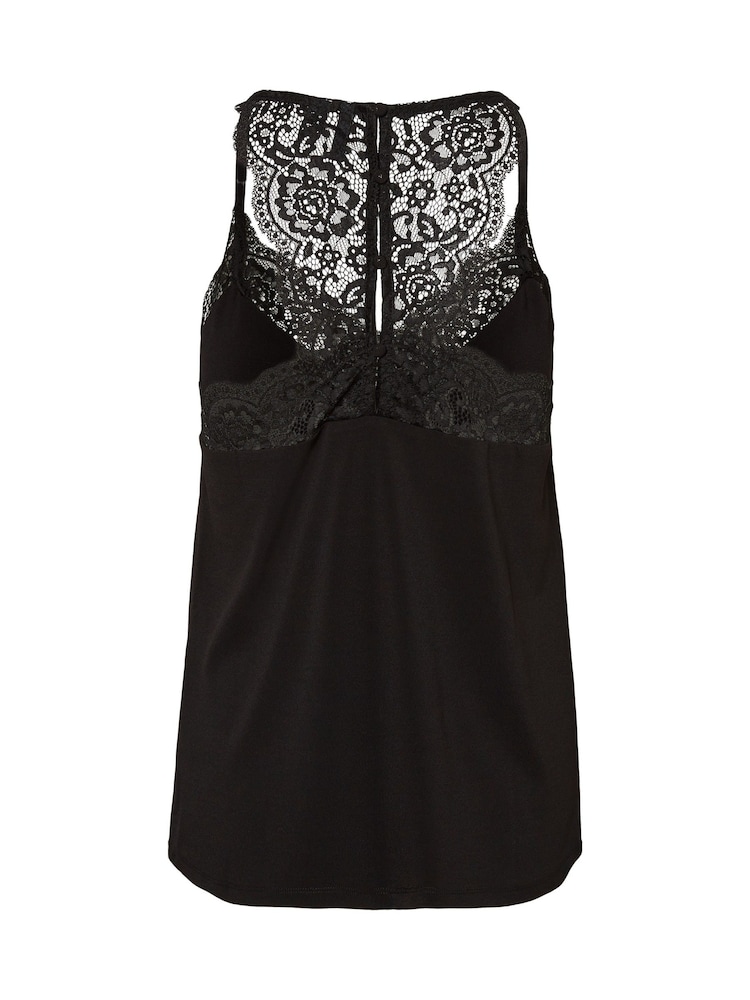 VERO MODA Black Lace Sleeveless Vest Top - Image 8 of 8