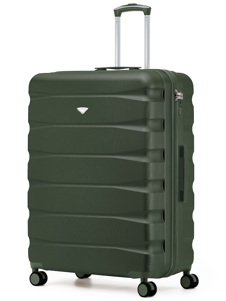 Flight Knight Dark Green 8 Wheel ABS Hard Case Hold Suitcase - Image 1 of 1