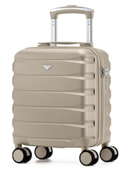 Flight Knight Beige Hand Luggage Maximum Size Approved for Ryanair & Wizz Free Carry On Underseat Cabin Bag - Image 1 of 1