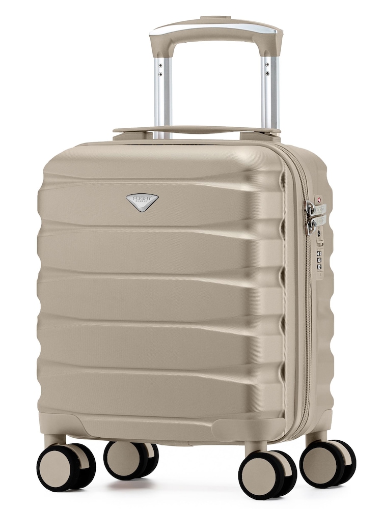 Flight Knight Beige Hand Luggage Maximum Size Approved for Ryanair & Wizz Free Carry On Underseat Cabin Bag - Image 1 of 1 Flight Knight Beige Hand Luggage Maximum Size Approved for Ryanair & Wizz Free Carry On Underseat Cabin Bag - Image 1 of 1
