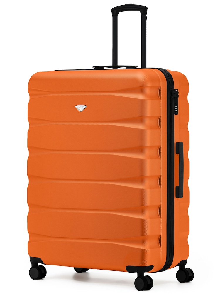 Flight Knight Bright Orange Extra Large Check in 29" Lightweight 8 Wheel ABS Hard Case Hold Suitcase Checked Baggage 131L Capacity - Image 1 of 1