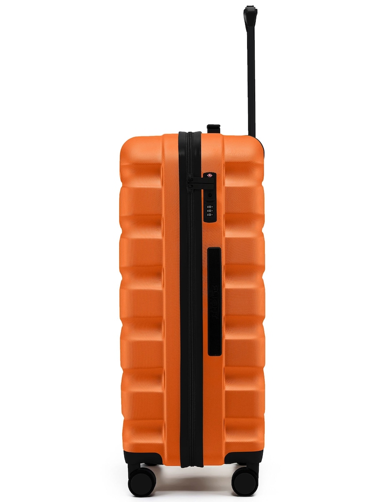Flight Knight Bright Orange 8 Wheel ABS Hard Case Hold Suitcase - Image 2 of 4 Flight Knight Bright Orange 8 Wheel ABS Hard Case Hold Suitcase - Image 2 of 4