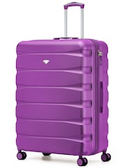 Flight Knight Dark Purple Extra Large Check in 29" Lightweight 8 Wheel ABS Hard Case Hold Suitcase Checked Baggage 131L Capacity - Image 1 of 1
