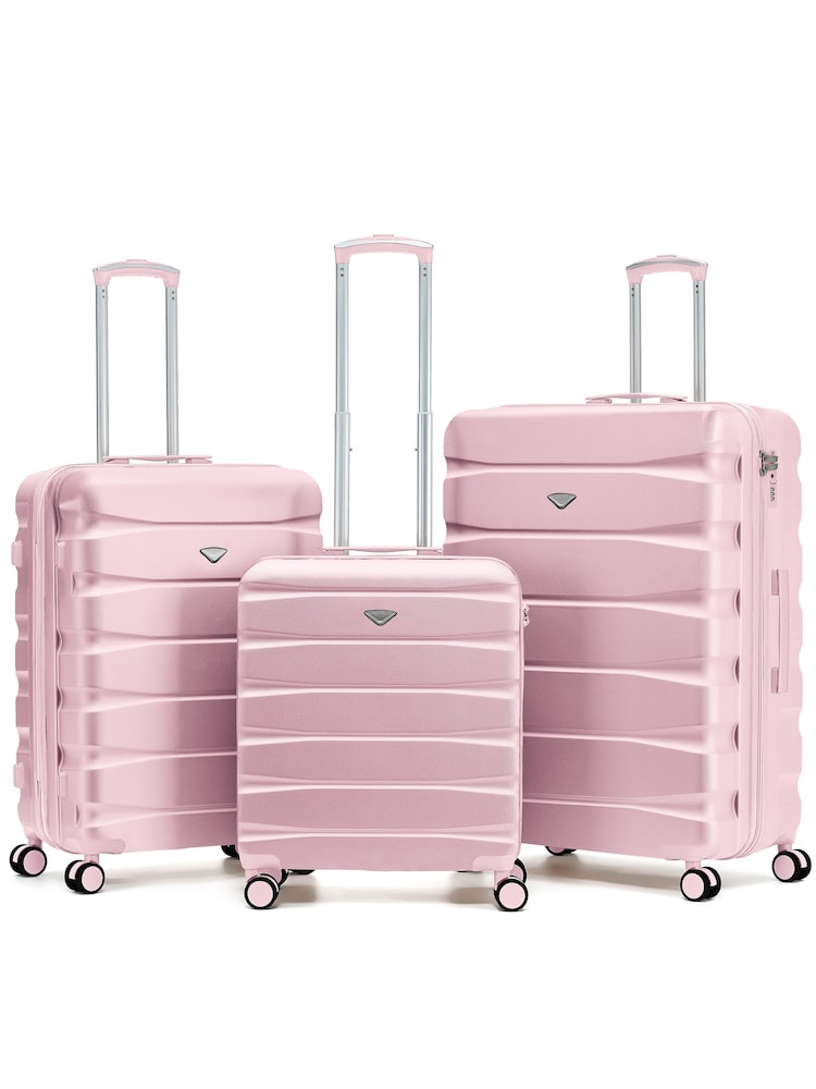 Flight Knight Light Pink EasyJet (Paid), Jet2 & British Airways Over Head Luggage Cabin Case + Checked Baggage Hold Luggage - Image 1 of 1 Flight Knight Light Pink EasyJet (Paid), Jet2 & British Airways Over Head Luggage Cabin Case + Checked Baggage Hold Luggage - Image 1 of 1